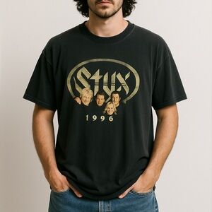 Vintage | 1996 Styx Return to The Paradise Single Stich T-Shirt Large